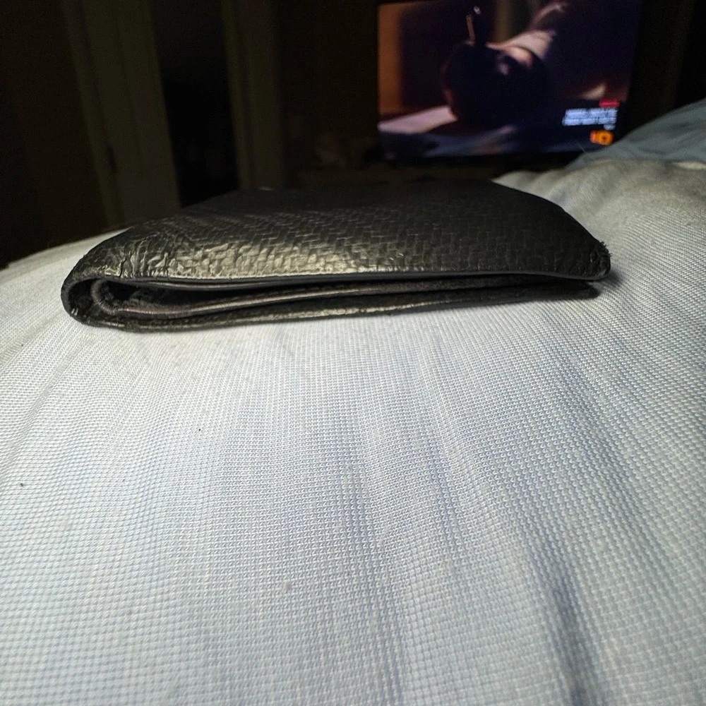 Dunhill Wallet Purse Bifold Black leather Mens T7991